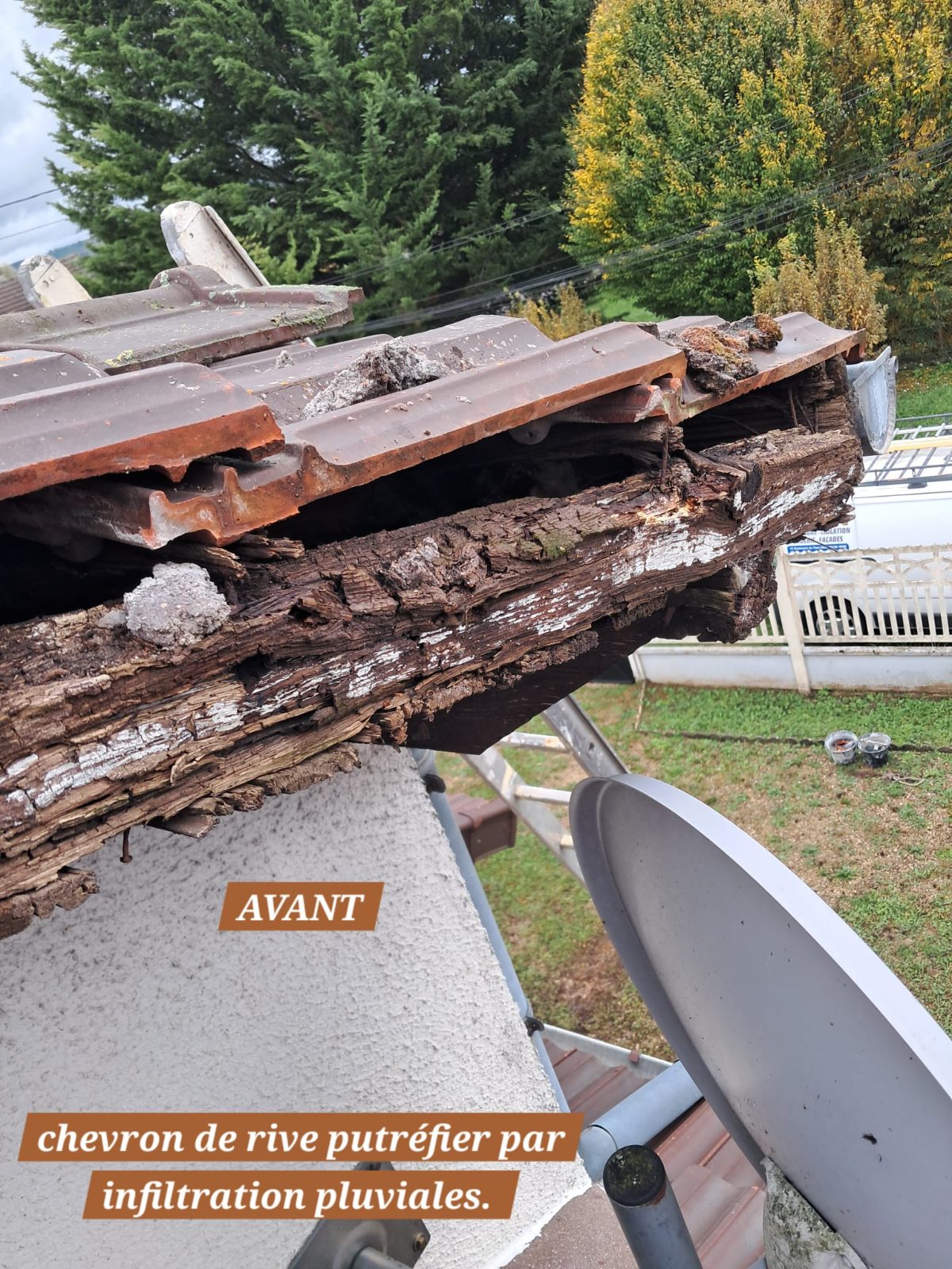 Avant - réalisation couvreur 1